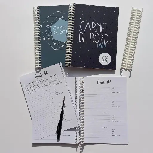 Carnet de bord 1460 pour les nomades